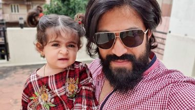 KGF Actor Yash and His Baby Girl Ayra’s Cute Banter Will Make You Smile During This Quarantine Period! Watch Video