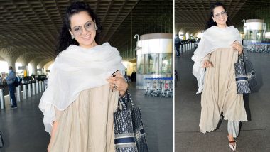 Kangana Ranaut Struts at the Airport Without a Mask but With Oodles of Signature Sass in an Ethnic Ensemble!