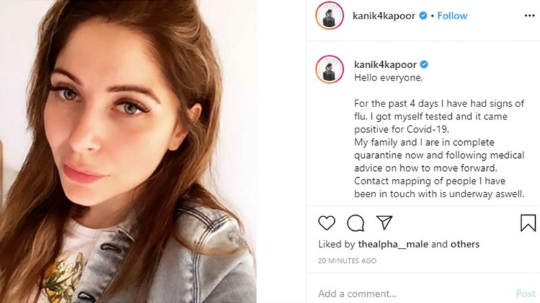 'Babydoll' Singer Kanika Kapoor Confirms Testing Positive for COVID-19 Urges People To Practise Self Isolation (Read Post)