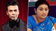 Junta Curfew: Smriti Irani Initiates a Fun #TwitterAntakshari and Karan Johar Sings The 'Wrong' Song!
