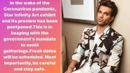 Coronavirus Outbreak in India: Karan Singh Grover Postpones His Art Exhibition, Asks Everyone to Be Safe (Read Statement)