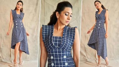 Karisma Kapoor Is All About Understated Elegance in This Nostalgia Meets Contemporary Checkered Dress for Mentalhood Promotions!