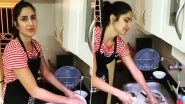 Katrina Kaif Does a Mini Tutorial On 'How To Wash Dishes' As She Gives Mandatory Off To Her House-help (Watch Video)