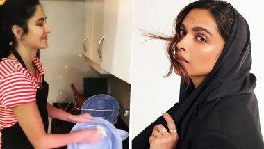 Deepika Padukone Takes a Funny Dig at Katrina Kaif's Dish-Washing Post