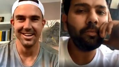 Rohit Sharma Gives a Hilarious Reply As Kevin Pietersen Asks Which Indian Player Hates COVID-19 Lockdown the Most (Watch Video)