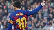 Lionel Messi Joins Fight Against Coronavirus, Donates 1 Million Euros to Barcelona-Based Hospital