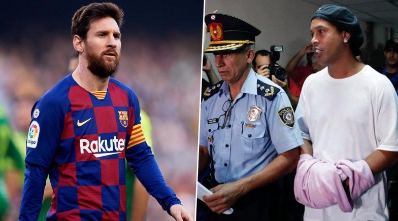 Lionel Messi Reportedly Ready ’To Spend Whopping Sum' to Bail Ronaldinho Out of Paraguay Prison