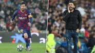Lionel Messi Involved in a Heated Argument With Barcelona Assistant Coach Eder Sarabia Post 0&ndash;2 El Clasico Defeat to Rivals Real Madrid