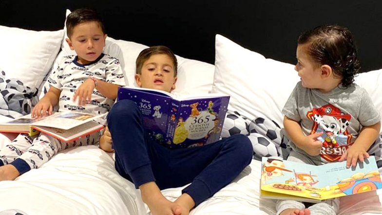 Lionel Messi Shares Adorable Picture of His Kids, Urges Everone to Stay at Home (See Post)