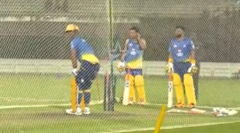 MS Dhoni Looked in Spectacular Touch During IPL Camp