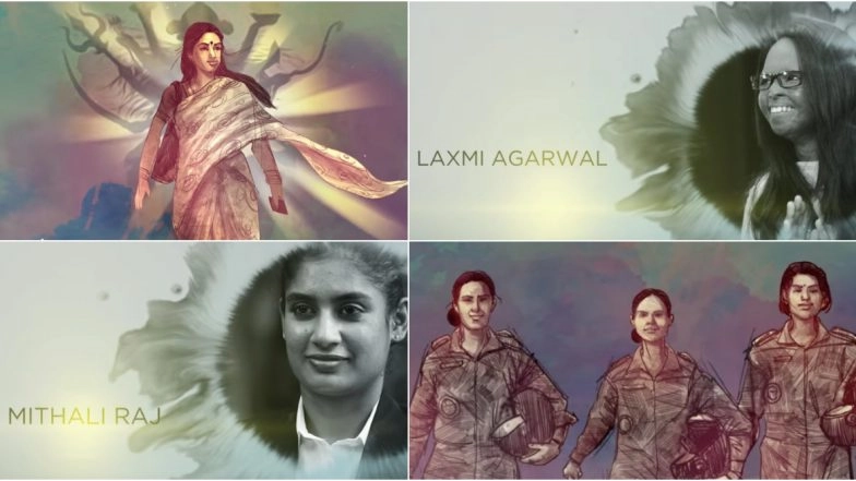 Woman's Day 2020: Vakeel Saab's First Song Maguva Maguva Celebrates Spirit Of Womanhood Honouring Laxmi Agarwal, Mithali Raj Among Others (Watch Video)
