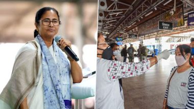 Mamata Banerjee Writes to 18 CMs Amid Complete Lockdown, Requests Them to Provide Basic Amenities to People of West Bengal in Their States Amid COVID-19 Spread