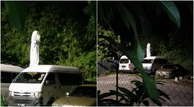 Malaysian Man Dresses Up as Ghost to Scare Away Youngsters Not Following Coronavirus Lockdown
