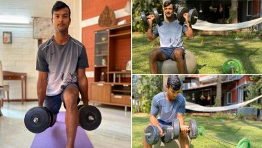 Mayank Agarwal, Team India Fielding Coach R Sridhar Give Major Gym Fitness Goals While Sitting at Home (Watch Video)