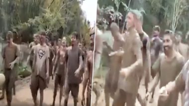 'Coronavirus Go Back!' Men Protest Against Deadly Disease by Chanting Slogans During Holi Celebrations (Watch Video)