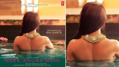 Mere Angne Mein 2.0: Asim Riaz and Jacqueline Fernandez's Music Video Drops Today, Check Out New Sizzling Poster