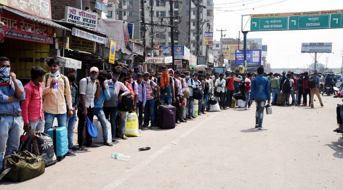 Migrant Workers Returning to Uttar Pradesh Bihar Amid 