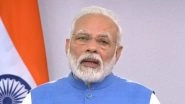 Thank Doctors, Nurses, Media People, Delivery Executives, And Those Working Round The Clock Amid Coronavirus Outbreak by Ringing a Bell, Clapping on Sunday at 5 PM: Narendra Modi Appeals to People