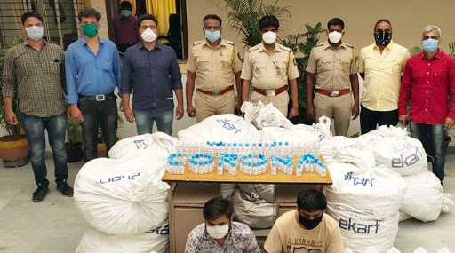 Mumbai Police Arrest 2 Persons For Hoarding 10,000 Bottles of Hand Sanitizers Amid COVID-19 Spread