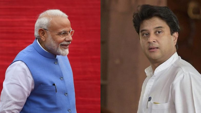 Jyotiraditya Scindia Says 'India's Future Safe in PM Narendra Modi's Hands' After Joining BJP
