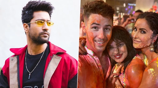 Vicky Kaushal And Katrina Kaif Had Eyes Only For Each Other At The Ambani's Holi Bash.