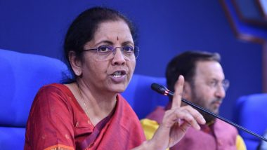 Nirmala Sitharaman Press Briefing on Coronavirus Live Streaming: Watch Finance Minister Address to Media Amid COVID-19 Crisis on DD News