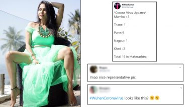 Coronavirus in Maharashtra: Nitika Rawal Shares Wrong Info on Number of COVID-19 Infected Cases With Her Sultry Photo, Twitterati Goes WTF!