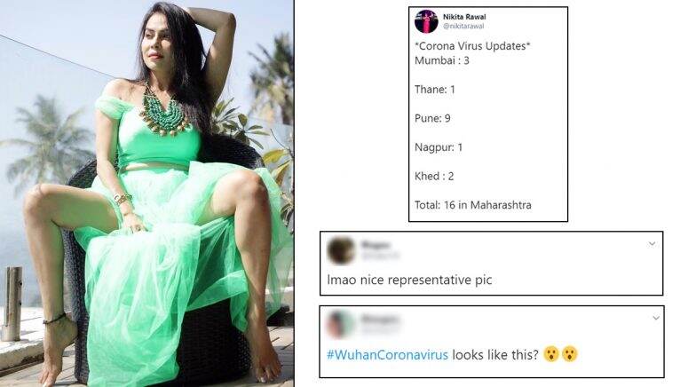 Nitika Rawal Shares Wrong Info on Number of COVID-19 Infected Cases With a Sultry Photo