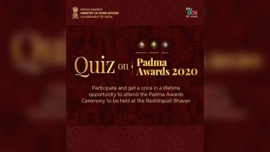 PM Narendra Modi Tweets on 'Padma Quiz', Winner to Witness Padma Awards 2020 Ceremony Live at Rashtrapati Bhavan