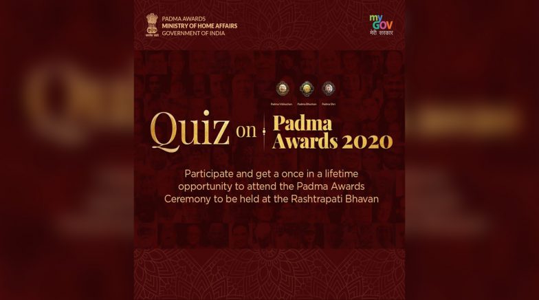 PM Narendra Modi Tweets on 'Padma Quiz', Winner to Witness Award Ceremony at Rashtrapati Bhavan