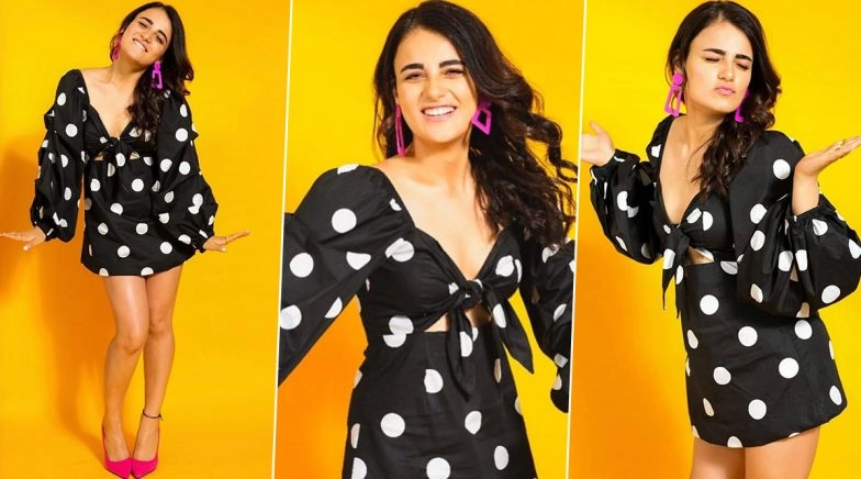 Radhika Madan Is Rocking a Lot of Polka Dots for Angrezi Medium Promotions!