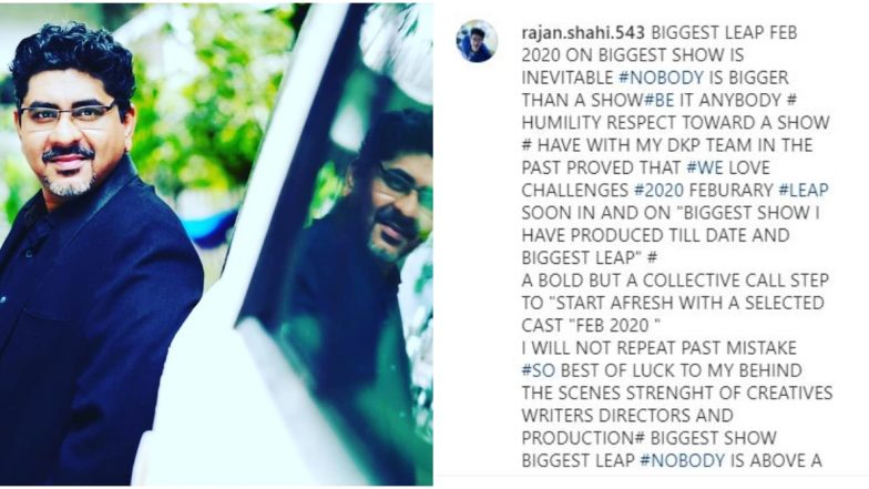 Yeh Rishta Kya Kehlata Hai Producer Rajan Shahi Denies Generation Leap Despite Announcing it Earlier on Instagram (Deets Inside)