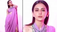 Rakul Preet Singh Gives the Six Yard an Alluring Update With a Lavender-Toned Conceptual Saree by Shehlaa Khan, We Are Dazed!