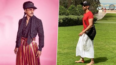 Hrithik Roshan’s Fashion Inspiration Ranveer Singh Reacts to the Former’s ‘Towel’ Look, Tags Him a ‘Sax God’