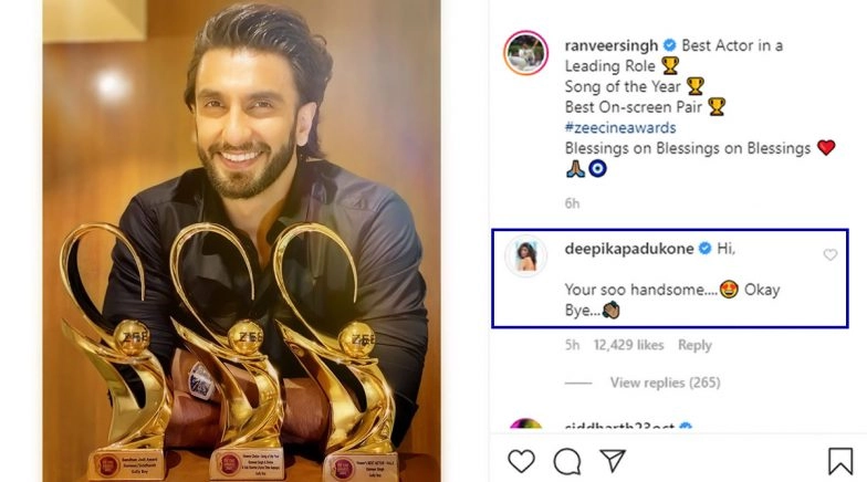 Ranveer Singh Flaunts the Trophies He Won at Zee Cine Awards 2020 (View Pic)