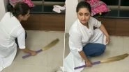 Bigg Boss 13's Rashami Desai Sweeps Her House Floor Amid The Coronavirus Lockdown (Watch Video)