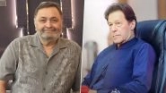 Rishi Kapoor Requests Pakistan PM Imran Khan to Take Precautionary Measures over COVID-19; Says, &lsquo;People of Pakistan Are Also Dear to Us&rsquo;
