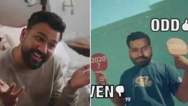 Rohit Sharma, Mumbai Indians' Captain, ‘Settles’ Odd-Even Debate in Interesting Manner Ahead of IPL 2020 (Watch Video)