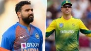 &lsquo;Rohit Sharma Sledges Me All the Time,&rsquo; Says AB de Villiers During Live Chat Session on Instagram