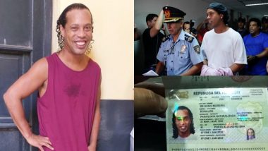 Ronaldinho in Jail Poses for Pictures and Smiles As He Gets Used to Life in Paraguayan Prison after Arrest over Possessing Fake Passport
