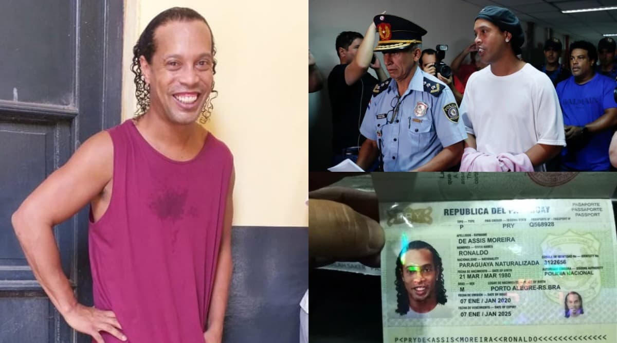 Ronaldinho In Jail Poses For Pictures And Smiles As He Gets Used To Life In Paraguayan Prison