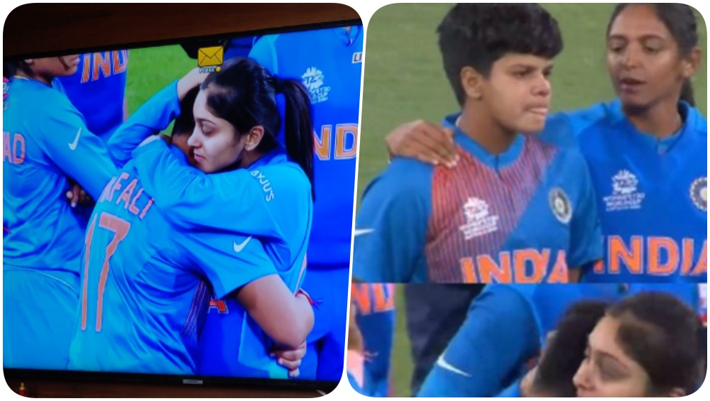 1000px x 565px - Shefali Verma Consoled by Smriti Mandhana & Others After She Sobs ...