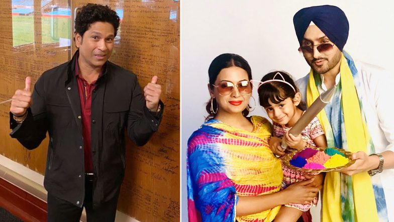 Sachin Tendulkar, Harbhajan Singh and Bajrang Punia Join Sports Fraternity in Wishing Fans Happy Holi 2020 (See Posts)