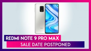 Redmi Note 9 Pro Max First Sale Postponed Due To Lockdown In India To Fight Against Coronavirus
