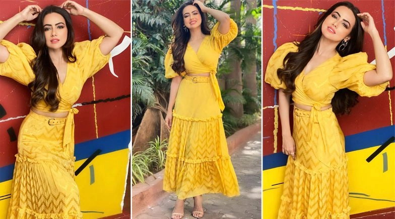 Sana Khaan Is Playing Bubbles, Saying a Hello to Summers With Her Chic Style!