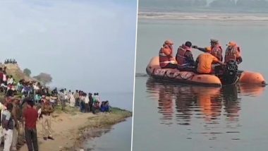 Chandauli Boat Capsizing: Two Women, Three Girls Remain Missing, NDRF Continues Search Operation