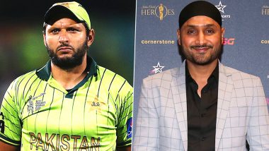 Shahid Afridi Thanks Harbhajan Singh After Indian Cricketer Praises Former Pakistan Captain for Providing Relief to Needy People Amid Coronavirus Crisis