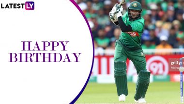 Shakib Al Hasan Birthday Special: A Look at Records Set by Bangladesh All-Rounder in International Cricket