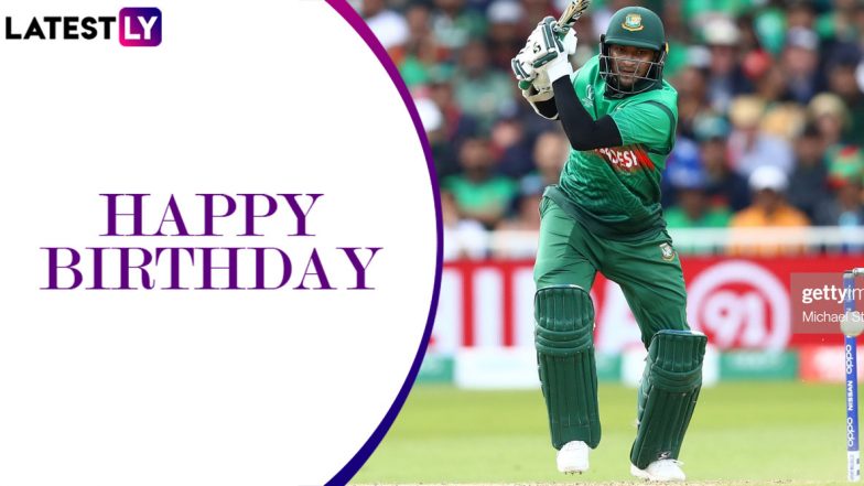 Shakib Al Hasan Birthday Special: A Look at Records Set by Bangladesh All-Rounder in International Cricket