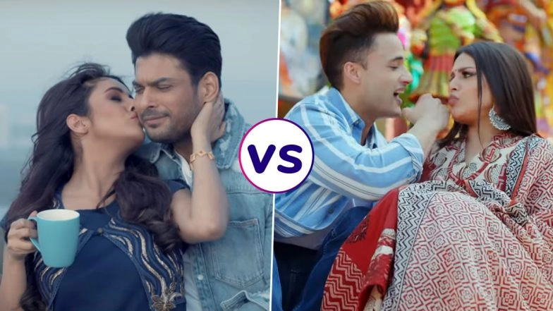 Bhula Dunga Vs Kalla Sonha Nai: Sidharth Shukla-Shehnaaz Gill or Asim Riaz-Himanshi Khurana, Which Pair’s Melody Is Your Quarantine Favourite? Vote!